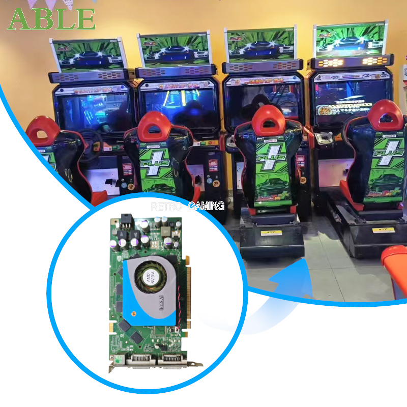 Arcade Wangan Midnight - Arcade Driving Parts Racing Machine Graphics