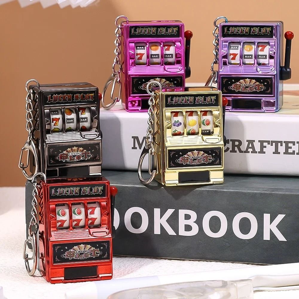 Fruit Slot Machine - Mini Gambling Slot Machine Key Chains