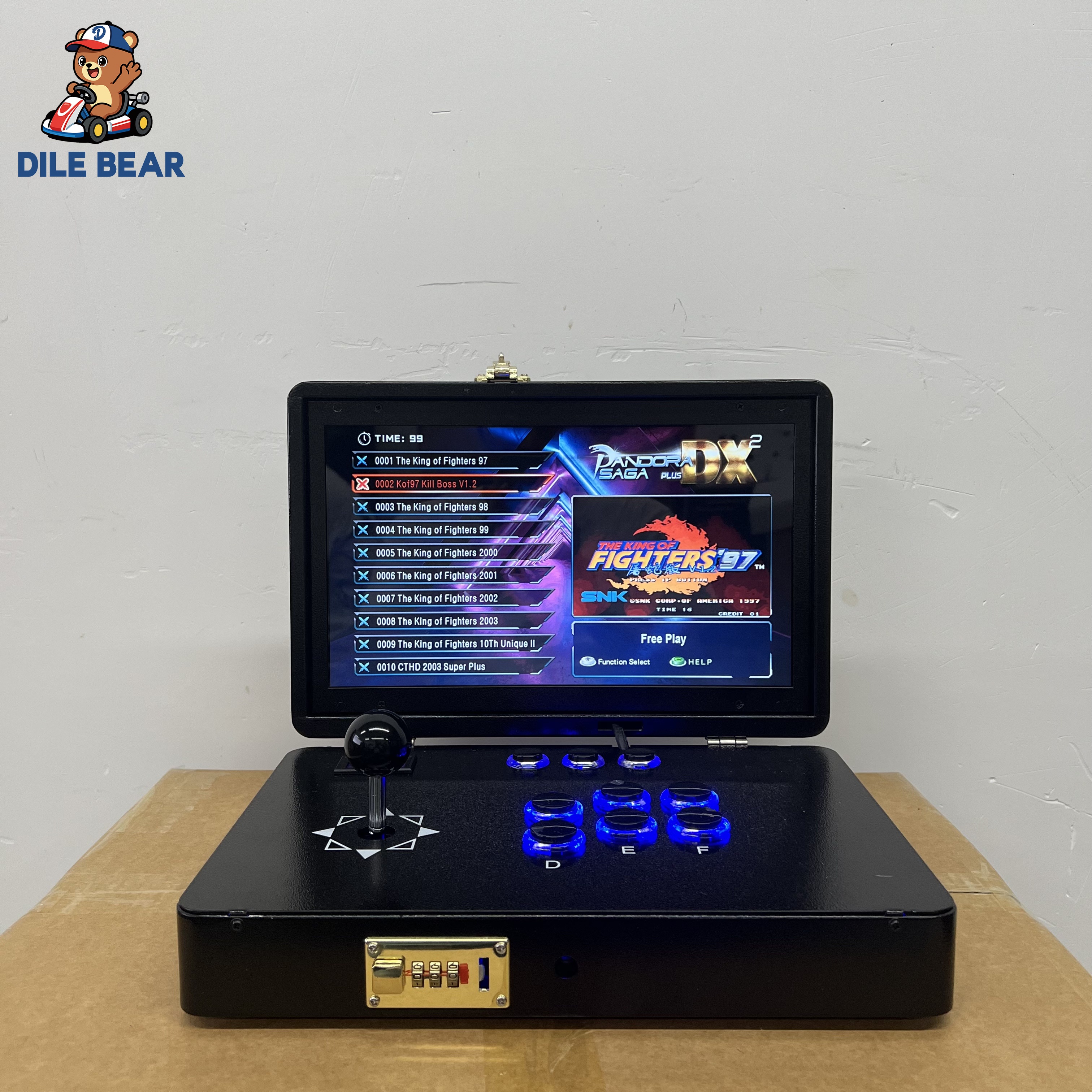 Arcade Button Pcb - 14-Inch Portable Arcade Console with Double