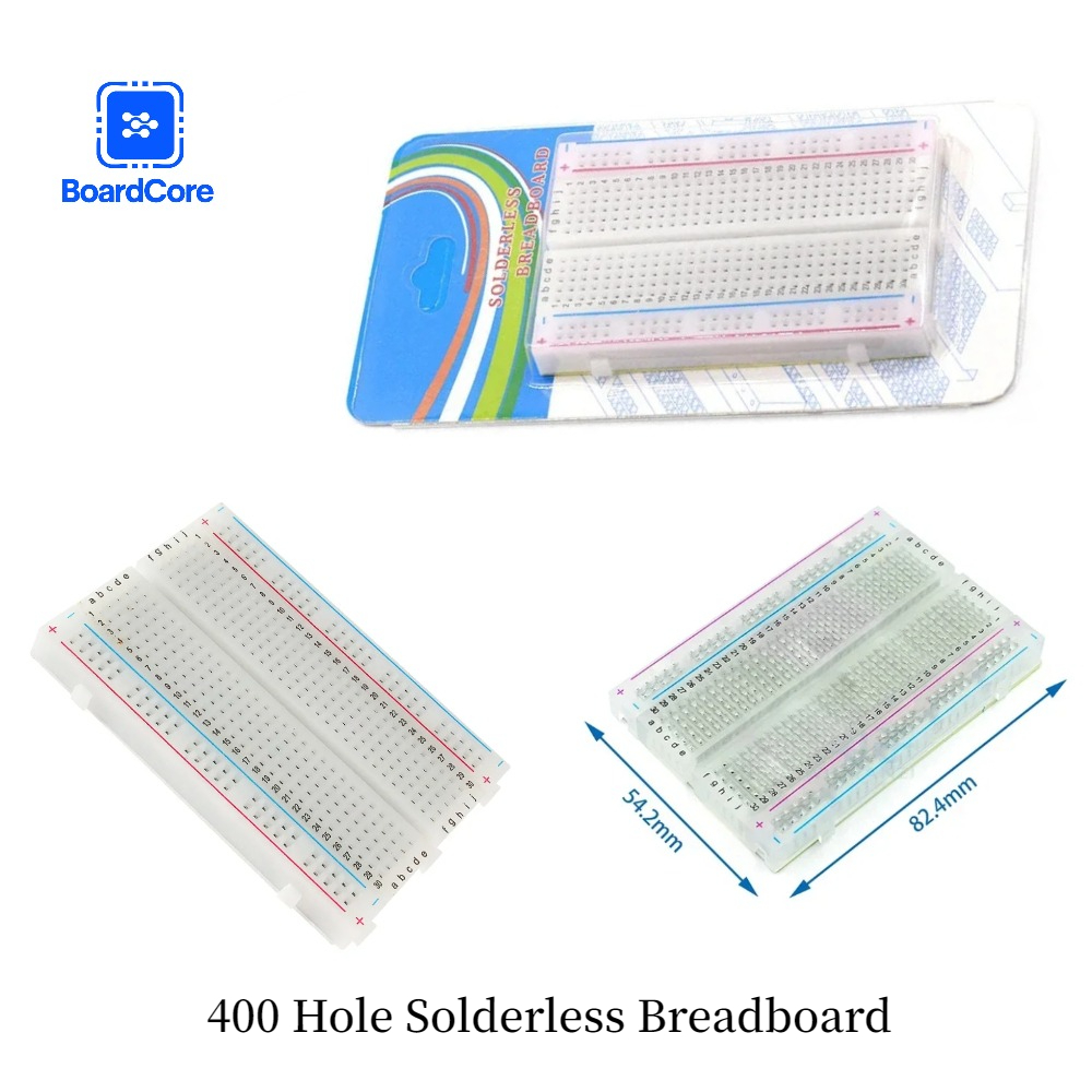 Arduino Vending Machine Project - 400 Hole Solderless Breadboard White Transparent