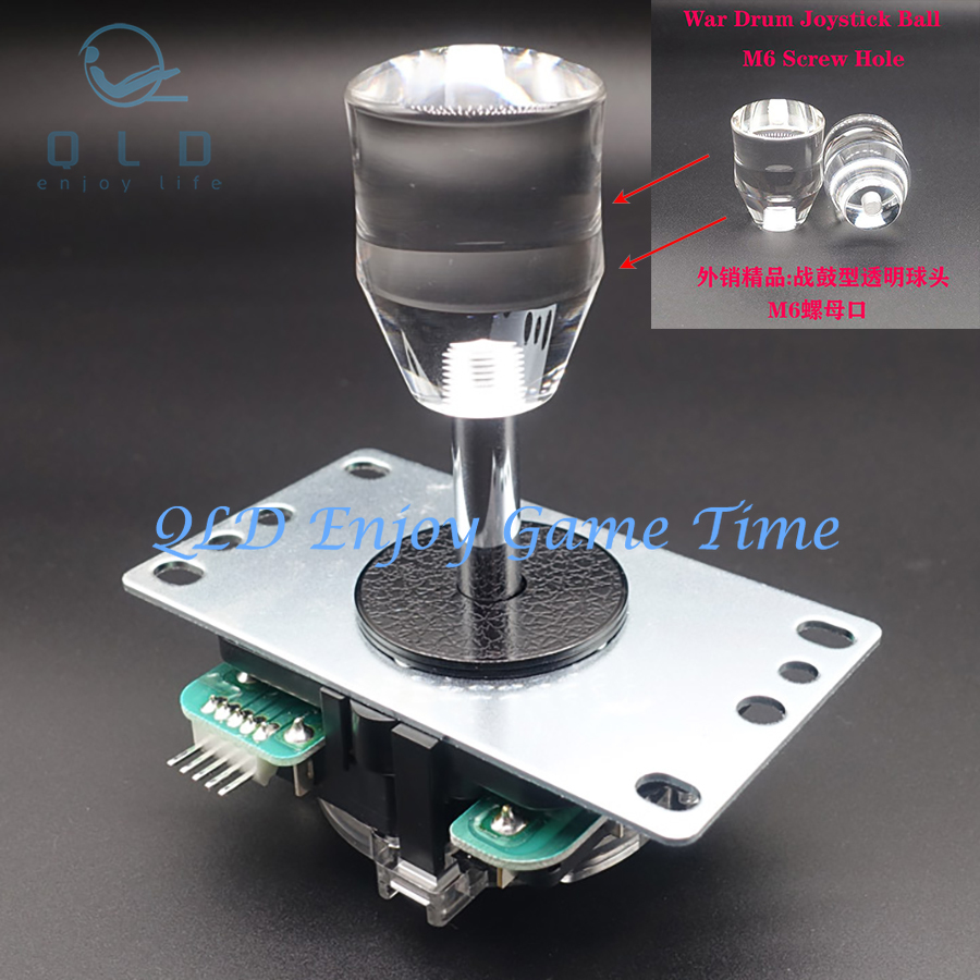 Joystick Arcade Parts - 2PCS Arcade Stick War Drum Shape