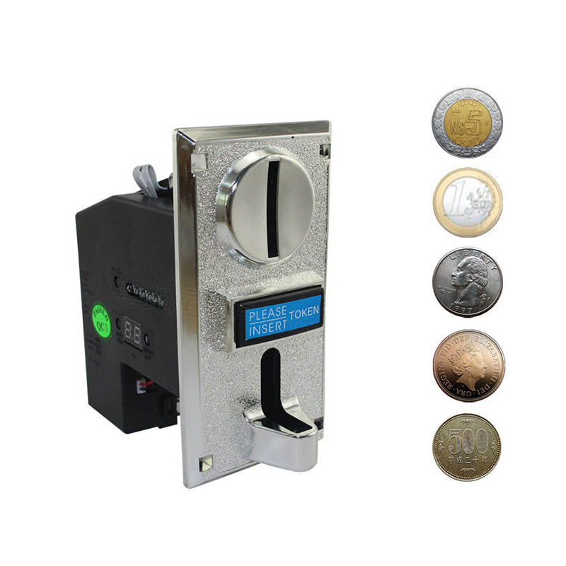Ticket Redemption Machine - Multi Coin Acceptor Electronic Roll Down