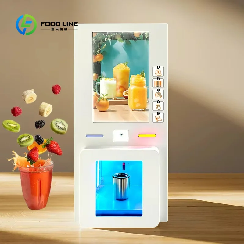 Vending Machine Qr Code - Customized 24H Automatic Smoothie Vending Machine,