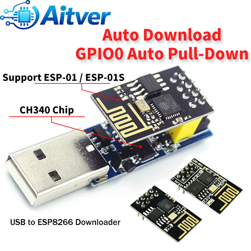Arduino Vending Machine Project - ESP01 Programmer Adapter USB to ESP8266