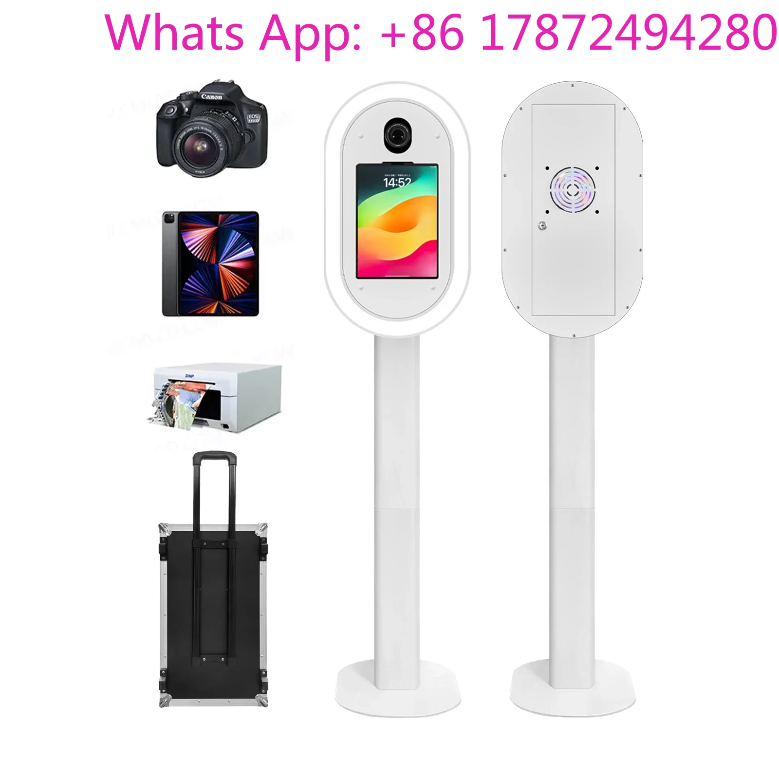 Photo Booth Machine - 2025 New Style Salsa DSLR iPad