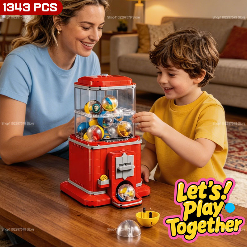 Arcade Games Vending - 1343 PCS Vending Machine Building Blocks
