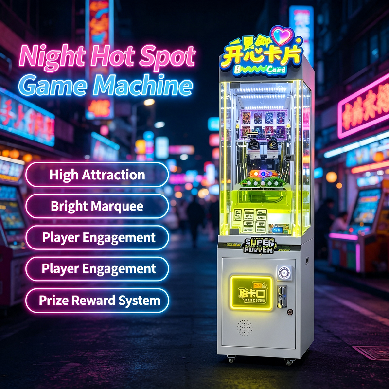 Ticket Redemption Machine - Push Card Coin Operated Arcade Ticket