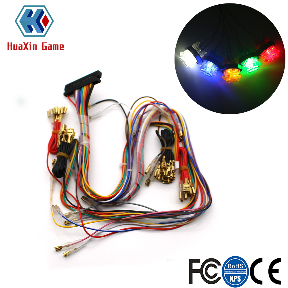 Arcade Button Pcb - Arcade 40 Pin Cabinet Wire Harness
