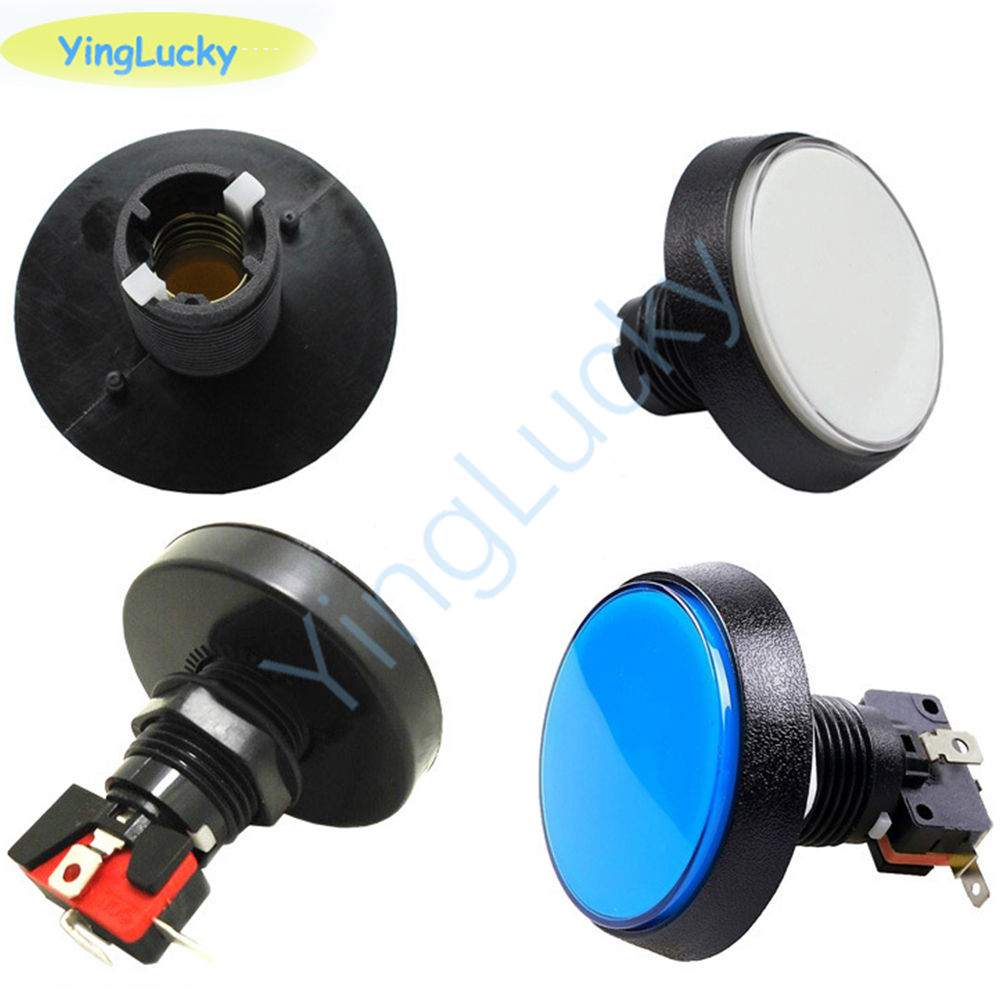 Coin Pusher Machine - 10pcs Arcade Button 60MM LED Light