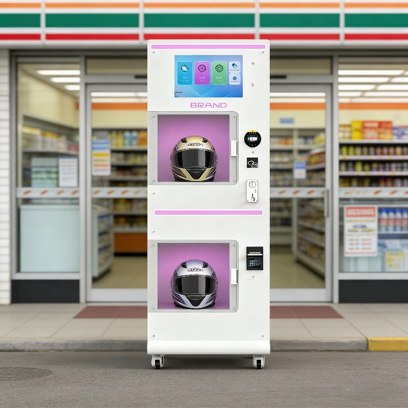 Vending Machine Qr Code - Custom Double Warehouse Helmet Cleaning Vending