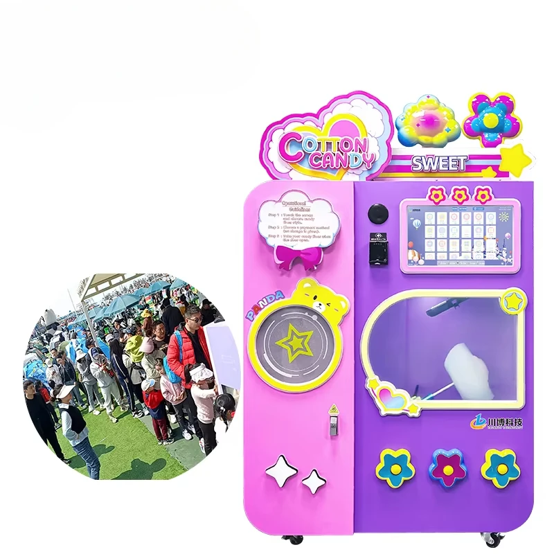 Candy Vending Machine - Customized Cotton Candy Vending Machine Latest