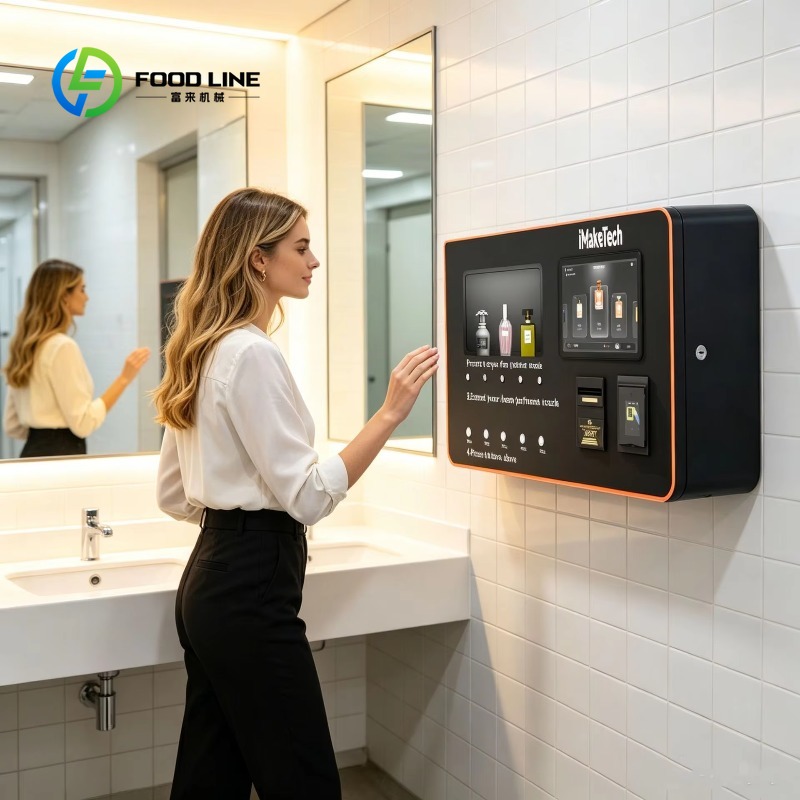 Vending Machine Qr Code - Self-service Perfume Spray Vending Machine QR