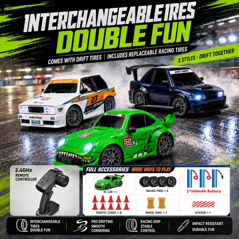 Racing Arcade Cabinet - 1:24 High Speed RC Drift Car