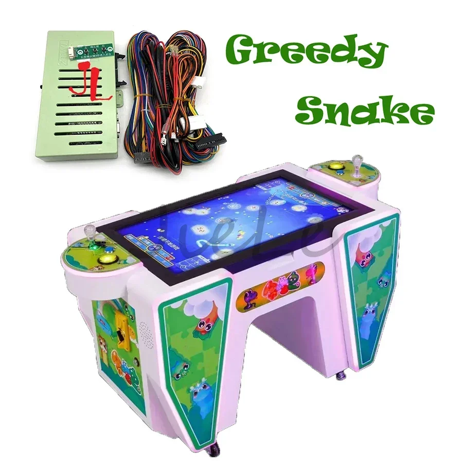 Racing Arcade Cabinet - 2/4 Players Greedy Snake Arcade Game