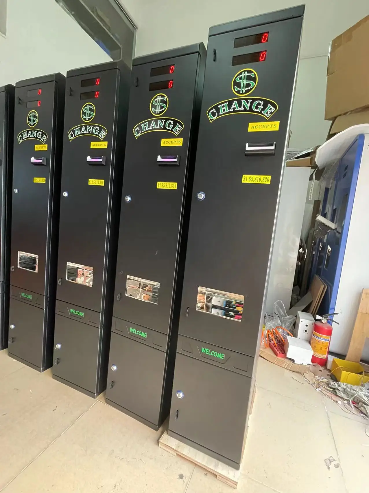 Vending Q - #q bill &coin to coin token
