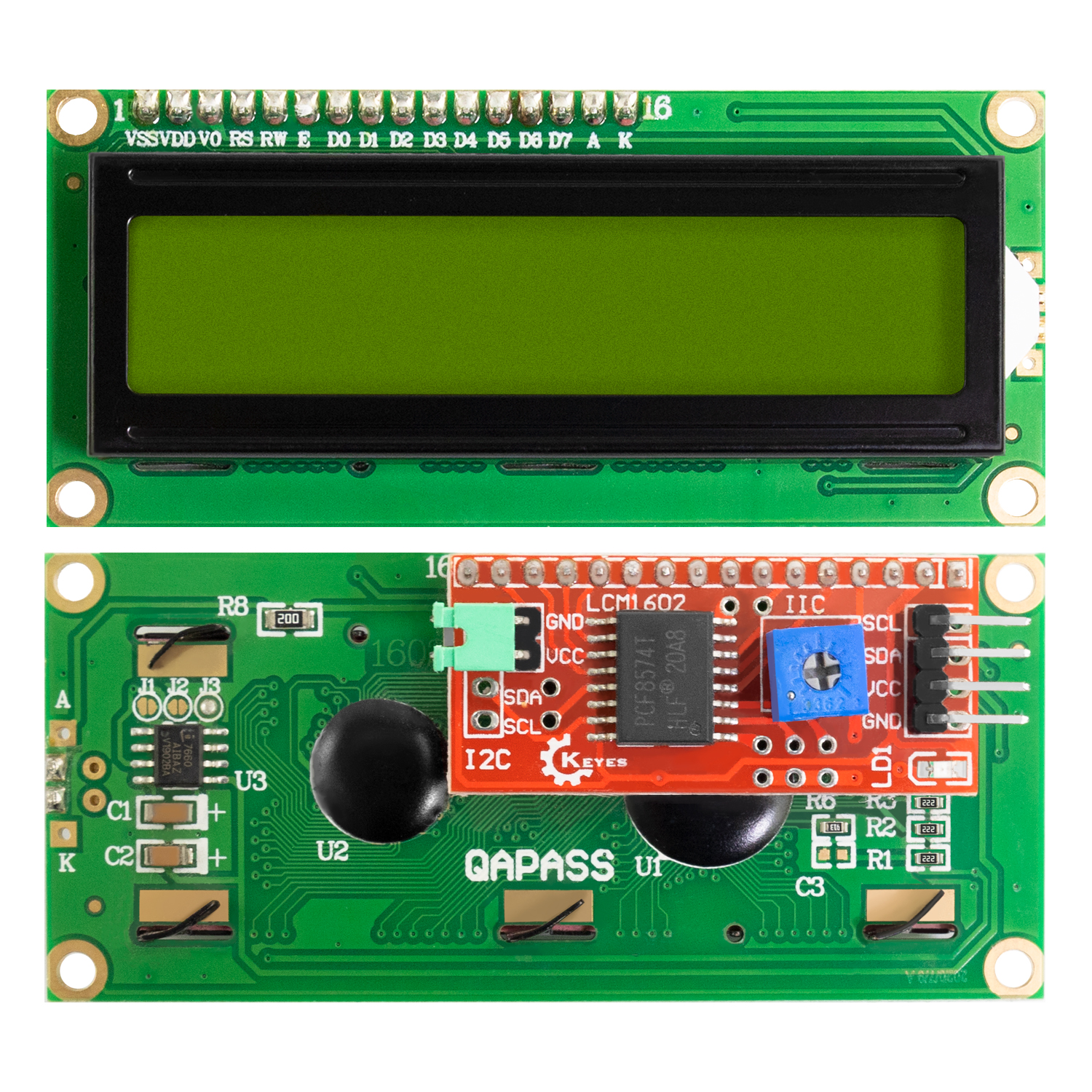 Arduino Vending Machine Project - KEYES DC 3.3V LCD1602+I2C Module Yellow
