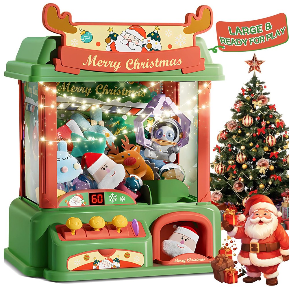 Christmas Claw Machine For Kid - Arcade Games Vending 评论和价格