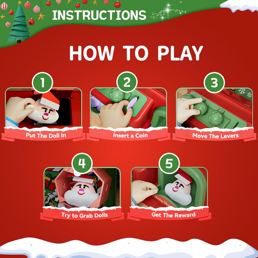Christmas Claw Machine For Kid - Arcade Games Vending 评论和价格
