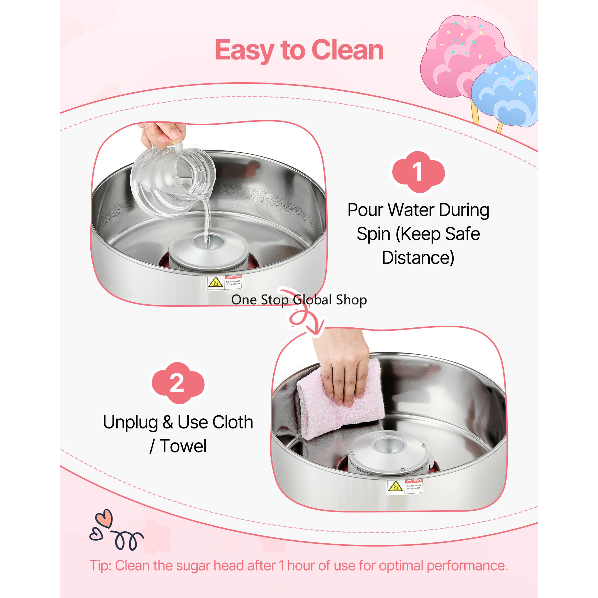 Cotton Candy Machine Commercia - Candy Floss Machine 评论和价格