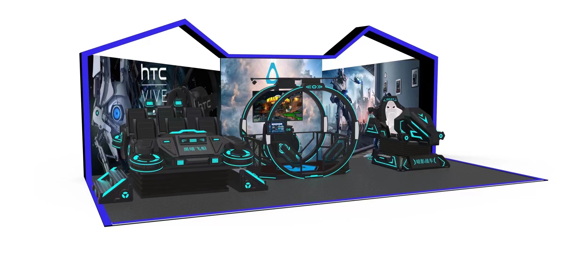 High Quality Theme Park 4 Seat - 9D Vr Simulator 评论和价格