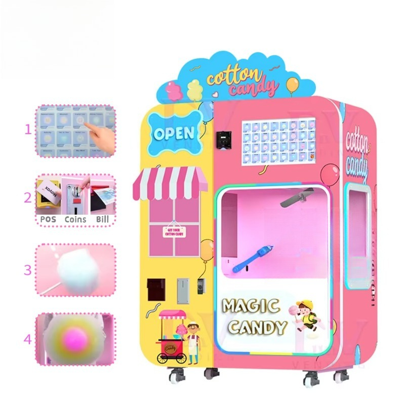 Mall Food Court Cotton Candy V - Candy Vending Machine 评论和价格