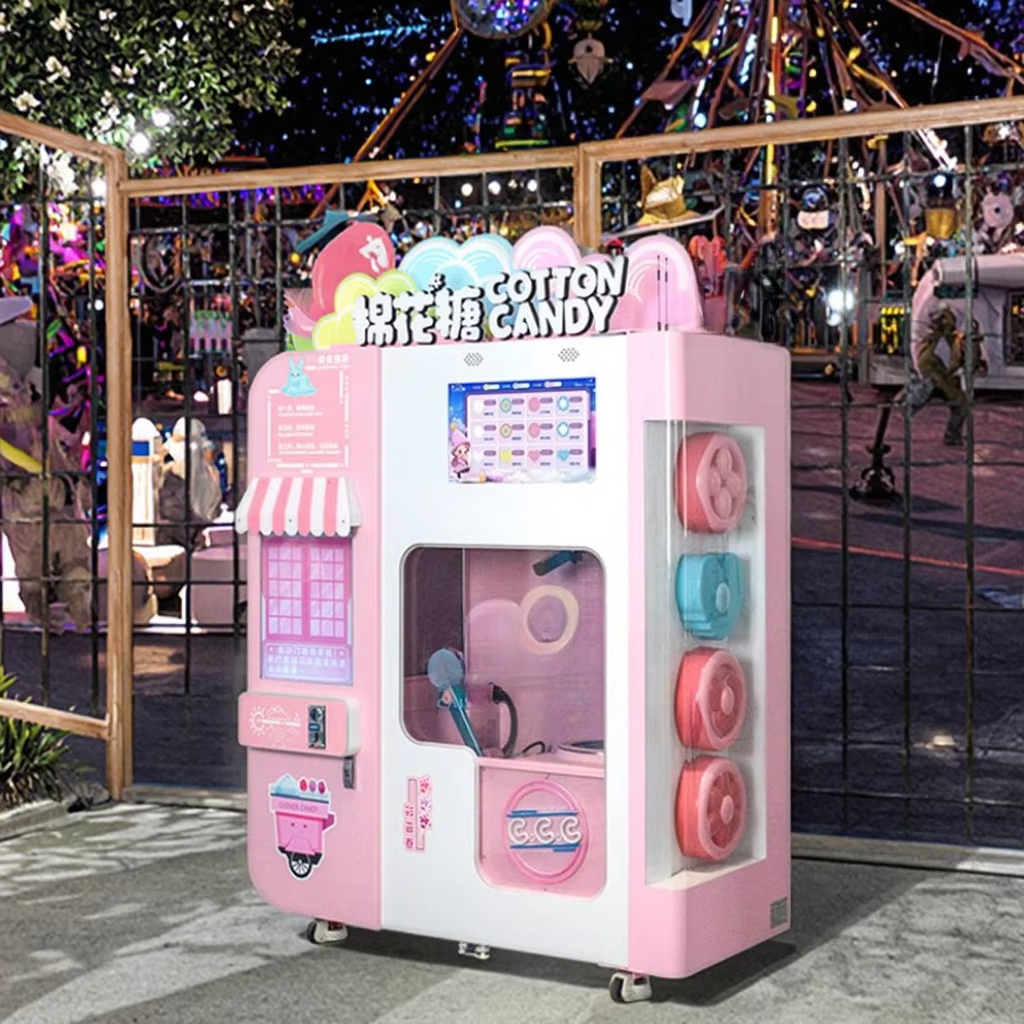 Fully Automated Smart Cotton C - Candy Vending Machine 评论和价格