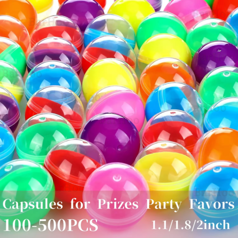 100-500PCS Empty Round Capsule - Prize Capsule Toy Machine 评论和价格