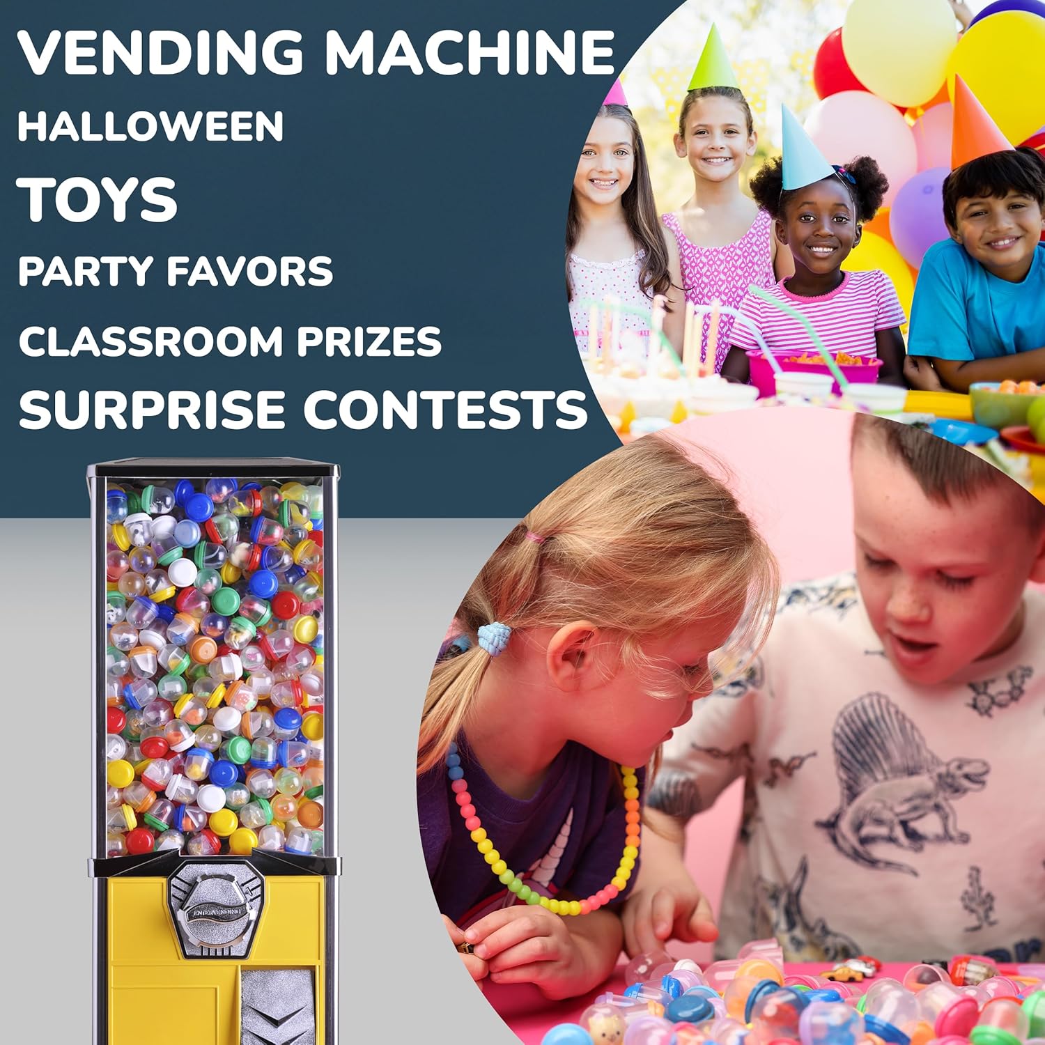 100-500PCS Empty Round Capsule - Prize Capsule Toy Machine 评论和价格