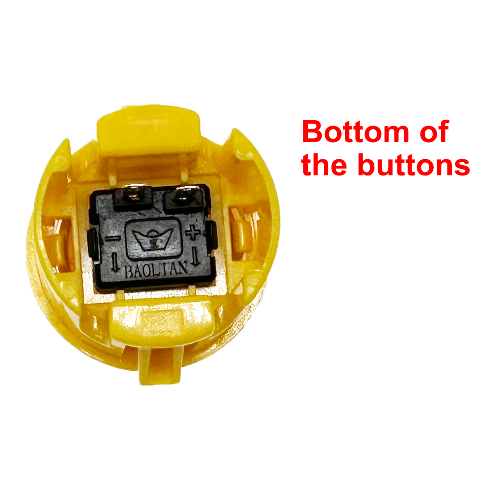 12pcs Copy Sanwa Buttons 30mm  - Arcade Wangan Midnight 评论和价格