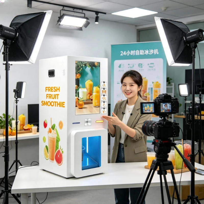 Customized 24H Automatic Smoot - Vending Machine Qr Code 评论和价格