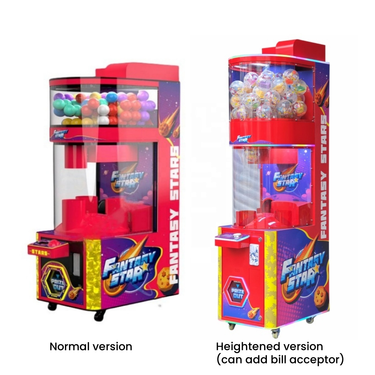 Amusement Park Metal Coin Oper - Prize Capsule Toy Machine 评论和价格