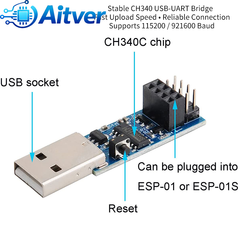 ESP01 Programmer Adapter USB t - Arduino Vending Machine Project 评论和价格