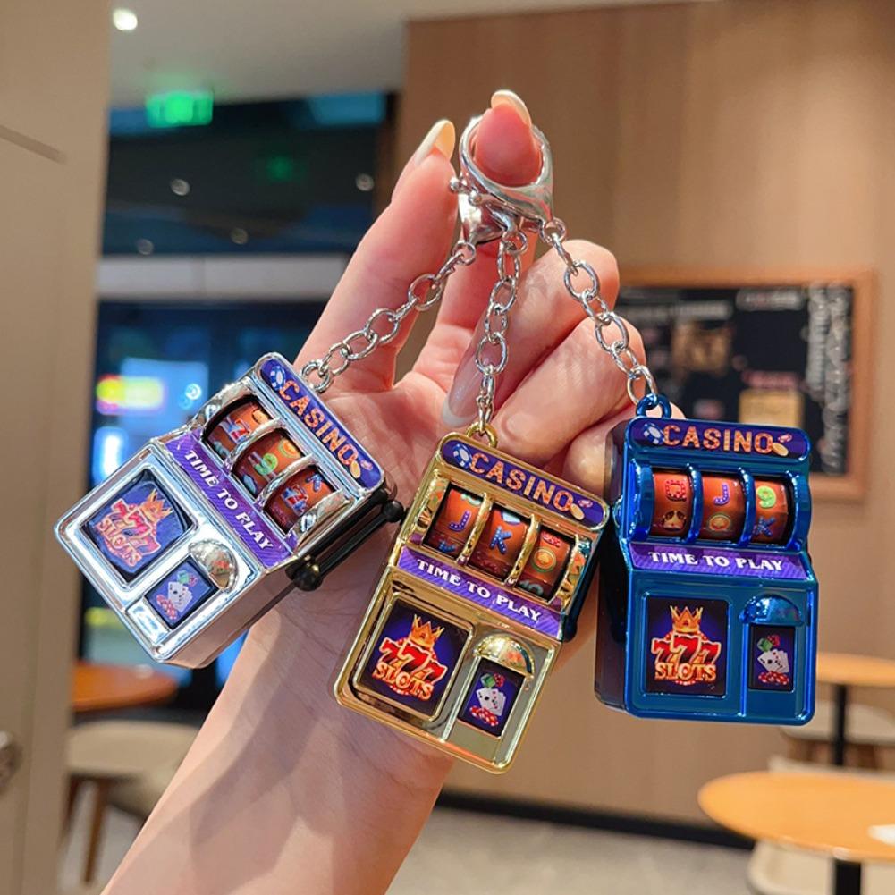 Fashion Slot Machine Keychain  - Fruit Slot Machine 评论和价格