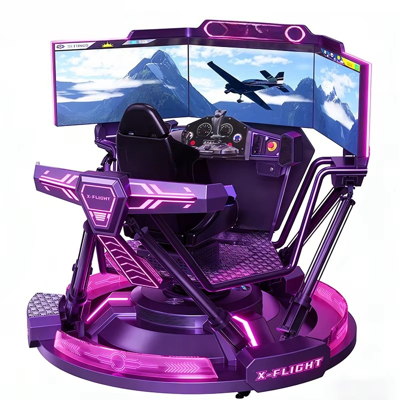 VR Flying Simulator Aircraft T - 9D Vr Simulator 评论和价格