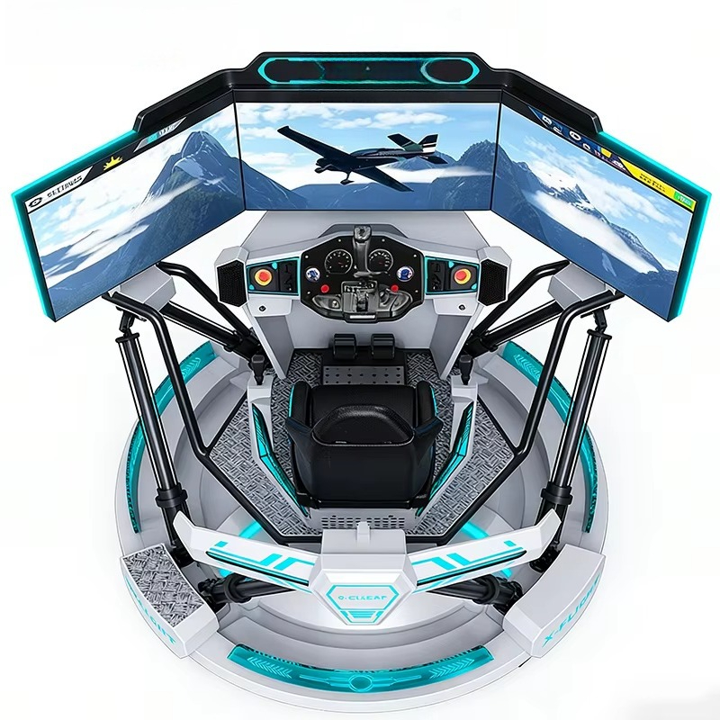 VR Flying Simulator Aircraft T - 9D Vr Simulator 评论和价格