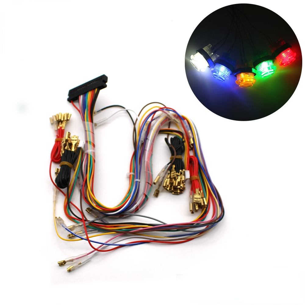 Arcade 40 Pin Cabinet Wire Har - Arcade Button Pcb 评论和价格