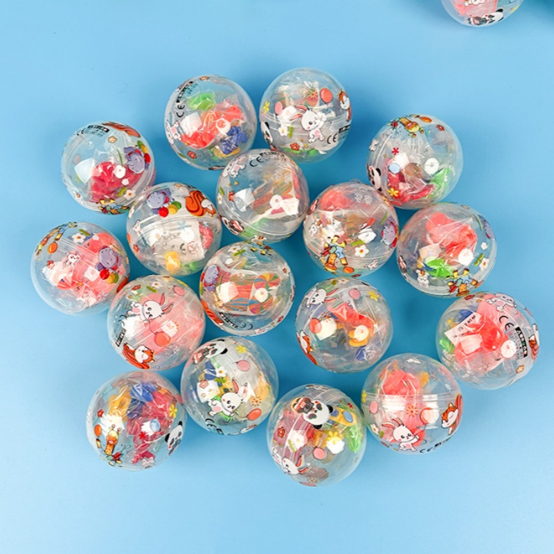 100pcs/bag 50mm capsule ball m - Prize Capsule Toy Machine 评论和价格