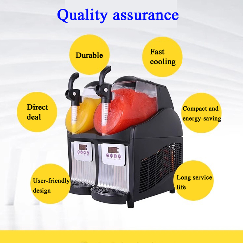 Slushy Machine,4L Double Cylin - Slushie Machine Vending 评论和价格