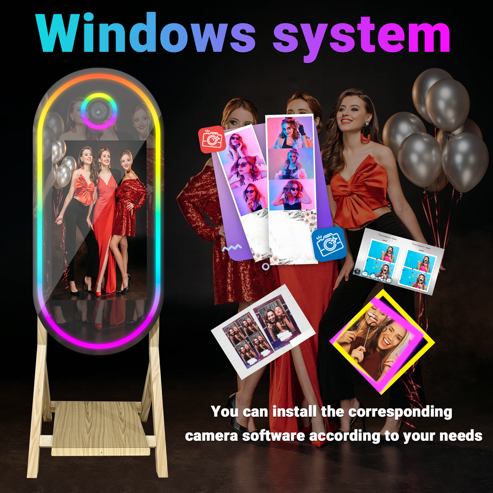 Magic Mirror Photo Booth with  - Photo Booth Machine 评论和价格
