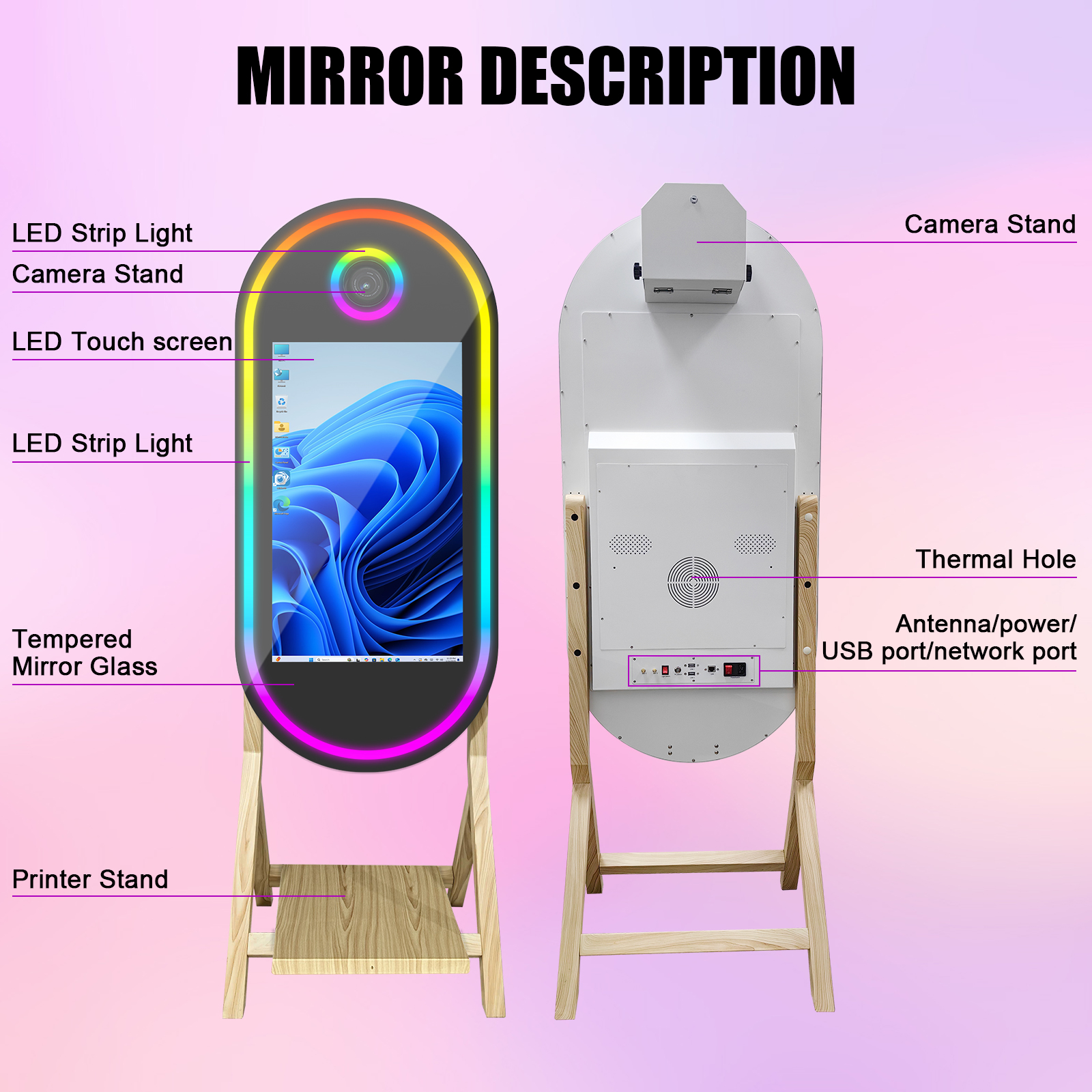 Magic Mirror Photo Booth with  - Photo Booth Machine 评论和价格
