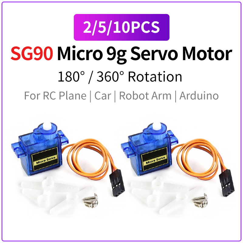 2PCS/5PCS/10PCS SG90 MG90S 9G  - Arduino Vending Machine Project 评论和价格