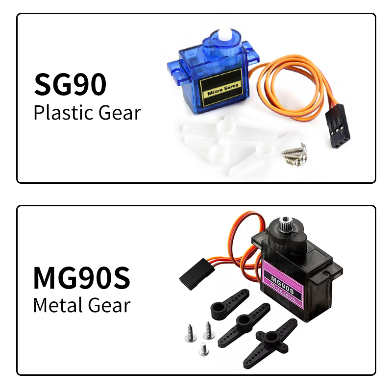 2PCS/5PCS/10PCS SG90 MG90S 9G  - Arduino Vending Machine Project 评论和价格