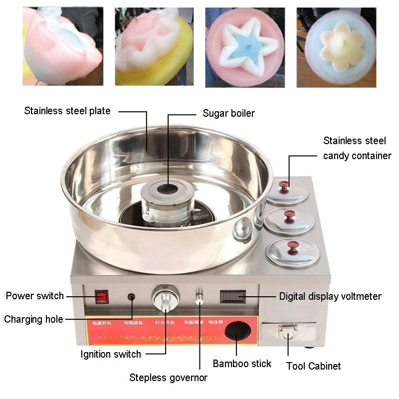 Commercial Stainless Steel Cot - Candy Floss Machine 评论和价格