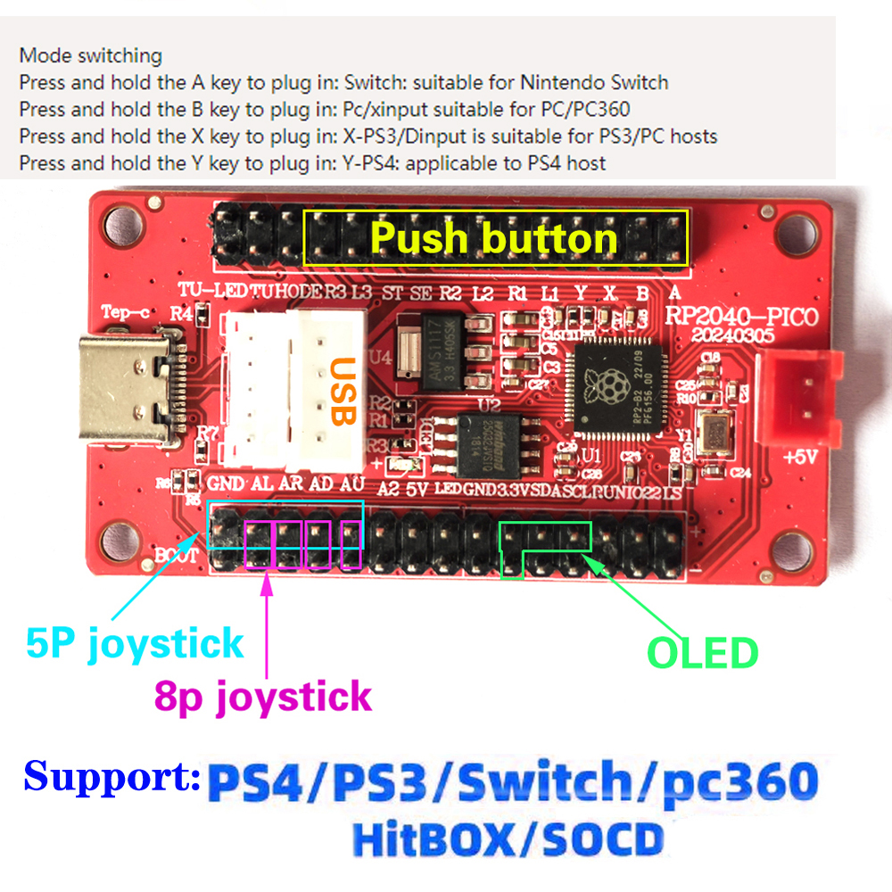 Raspberry Pi Pico Zero Delay U - Joystick Arcade Parts 评论和价格