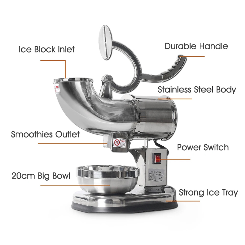 200W Ice Crusher Commercial Hi - Slushie Machine Vending 评论和价格