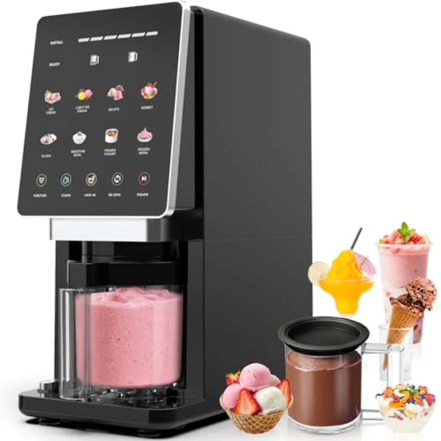 Ice Cream Maker 10-in-1 Frozen - Slushie Machine Vending 评论和价格