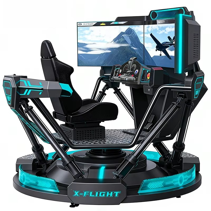 VR Flying Simulator Aircraft T - 9D Vr Simulator 评论和价格