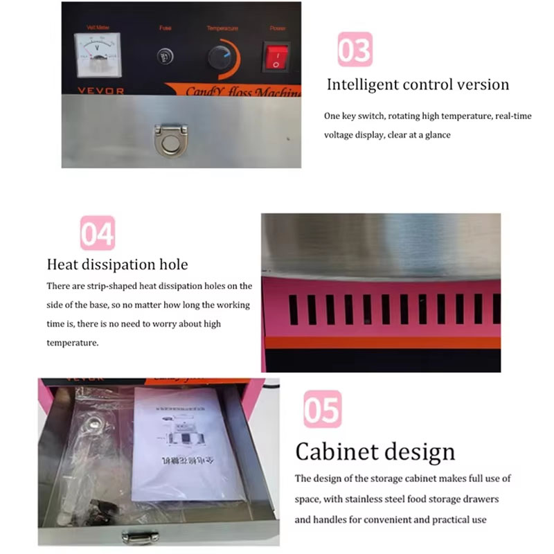 Automatic Electric Flower Suga - Candy Floss Machine 评论和价格