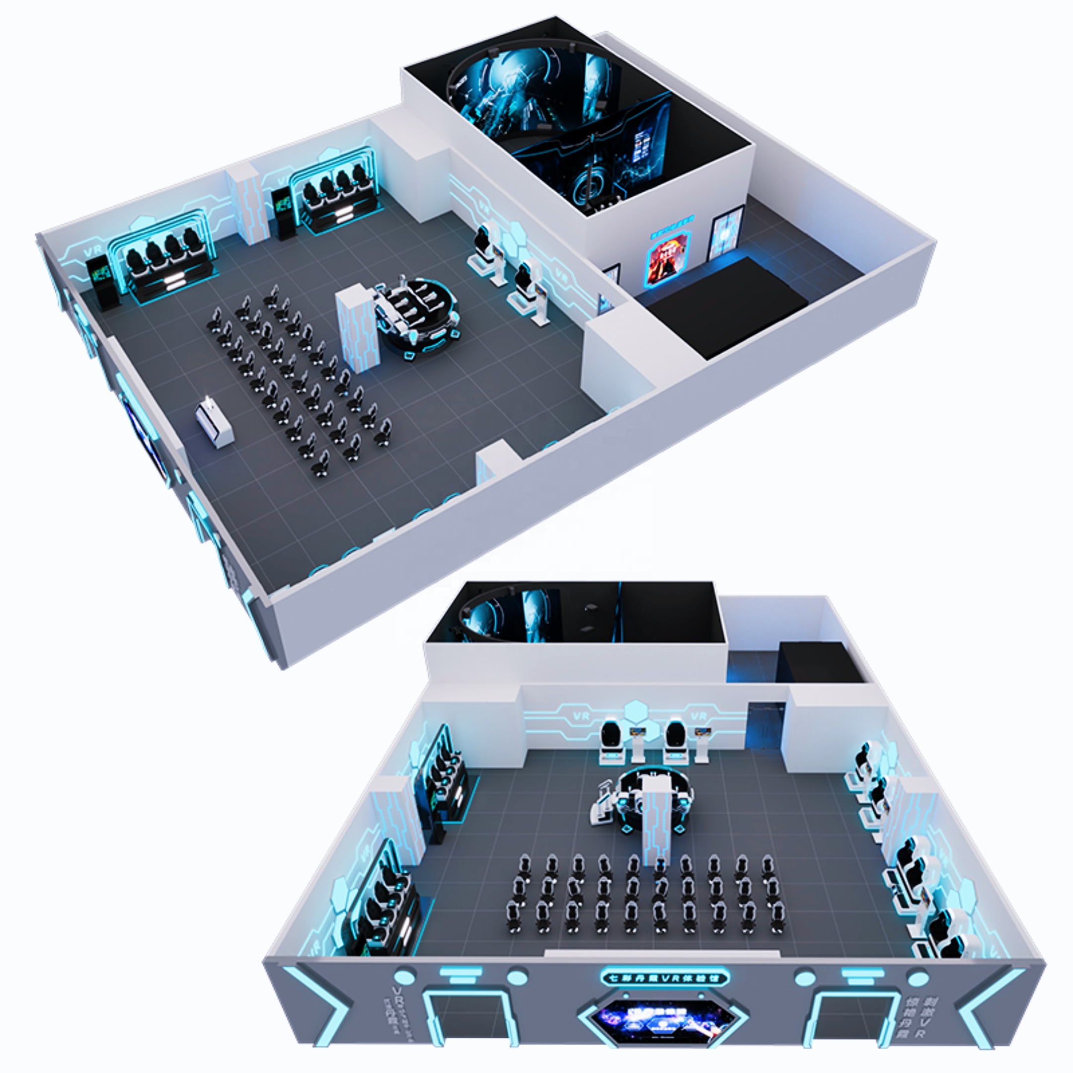 Virtual Reality Amusement Park - 9D Vr Simulator 评论和价格