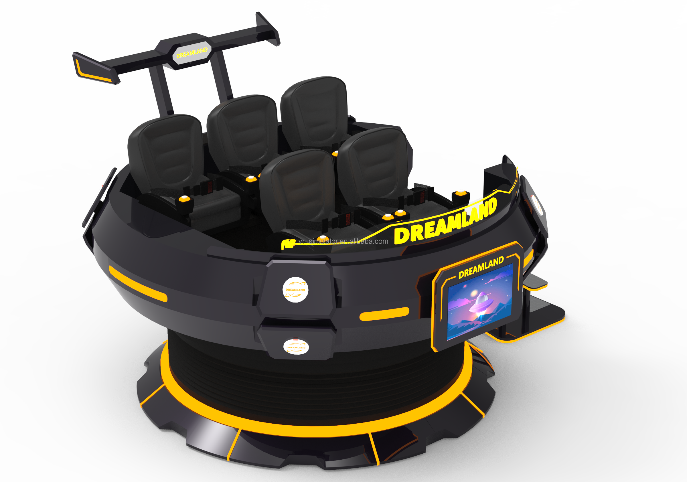 Dreamland 9d Vr Glasses Cabin  - 9D Vr Simulator 评论和价格